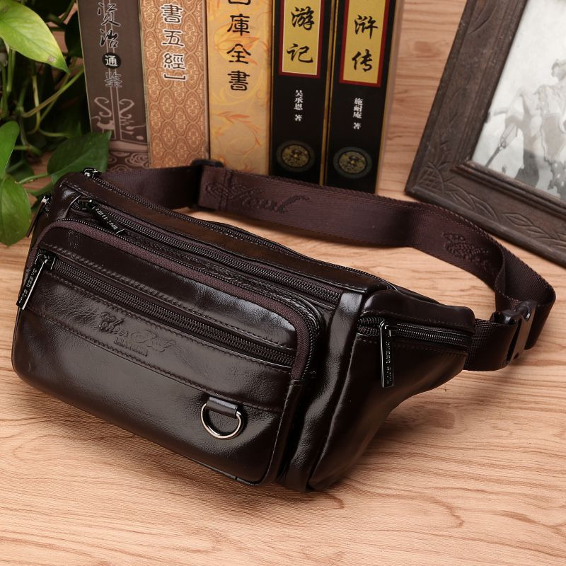 Leatherwork Belt - الرجال الخصر فاني أكياس حبال حقيبة