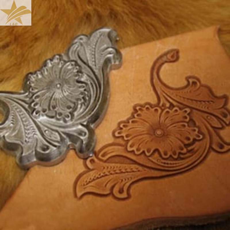 Leatherwork Flowers - قالب نقش وطباعة على الجلد، نمط