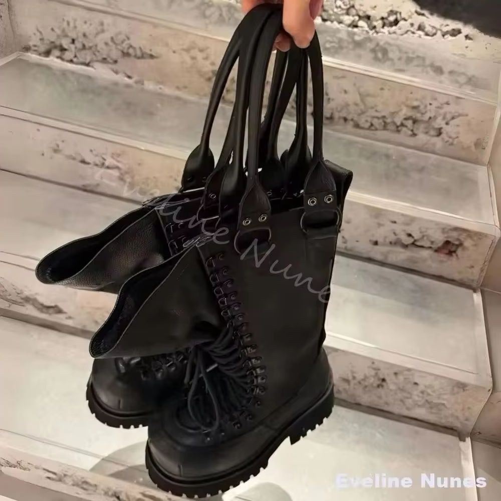 Leatherwork Boots - أحذية ركوب الدراجات النارية النسائية من