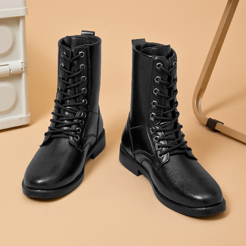 Leatherwork Boots - أحذية MAIJIAKA الجلدية عالية الرقبة للأنشطة
