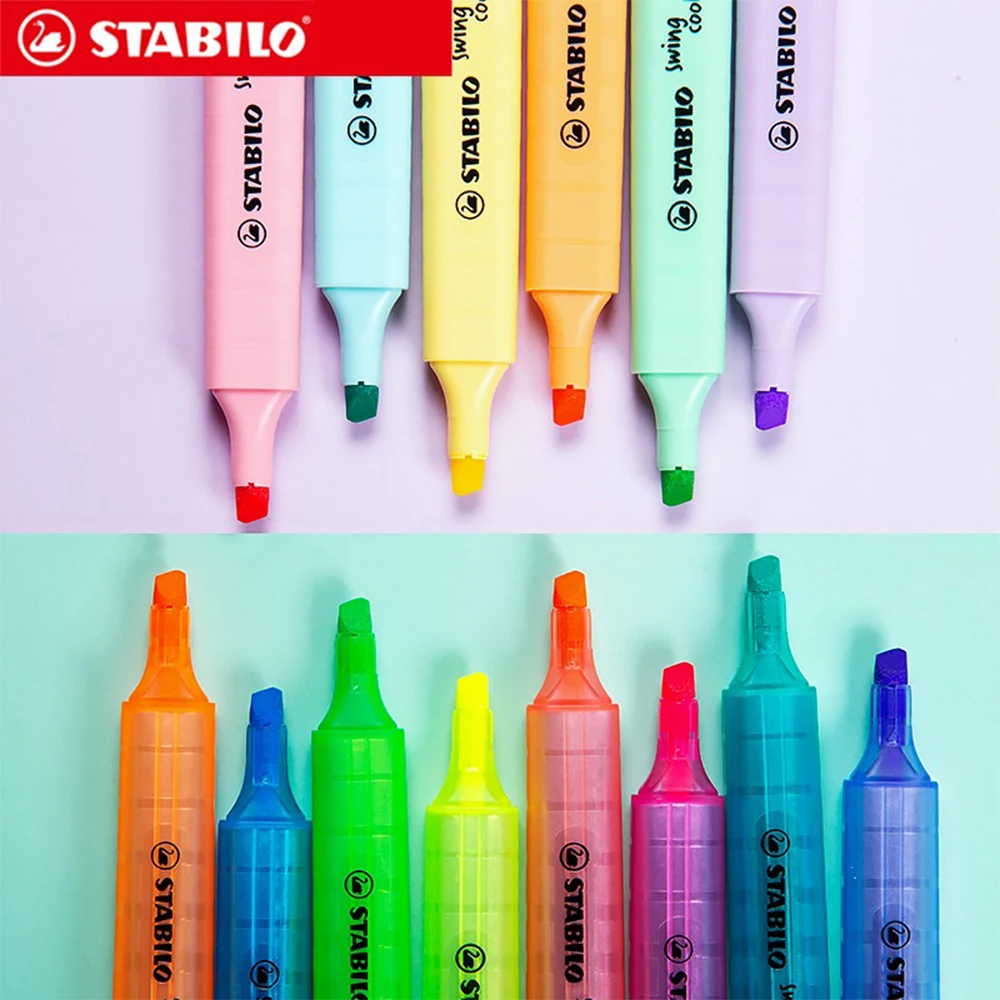 Stabilo Marker Boss - 3 قطع من علامات ستابيلو هايلايتر