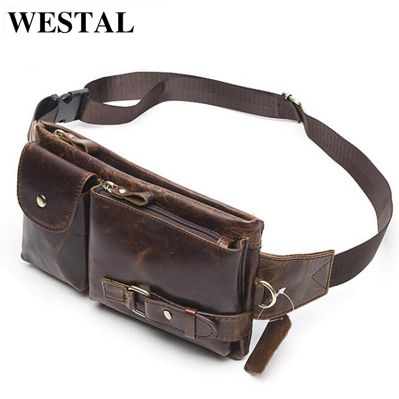 Leatherwork Belt - ويستال جلد طبيعي الخصر حزم الرجال