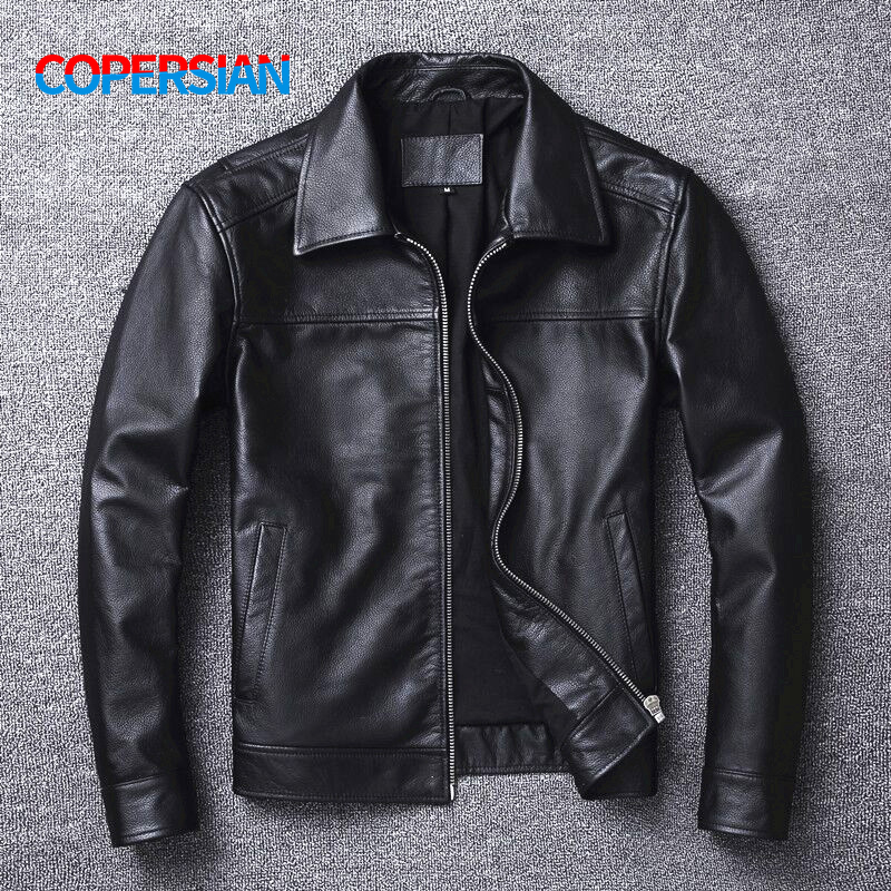 2023 الرجال سترة جلدية الرجال  - مراجعة Leather Work Jacket وسعره