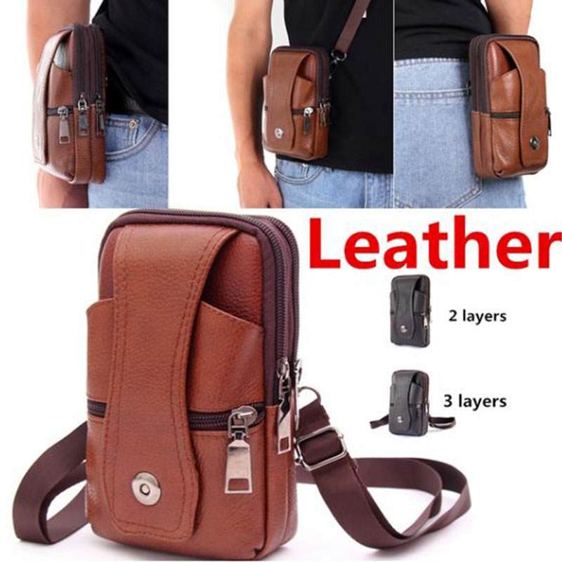 حقيبة خصر للرجال لحمل الهاتف ا - مراجعة Leatherwork Belt وسعره
