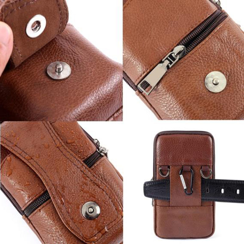 حقيبة خصر للرجال لحمل الهاتف ا - مراجعة Leatherwork Belt وسعره