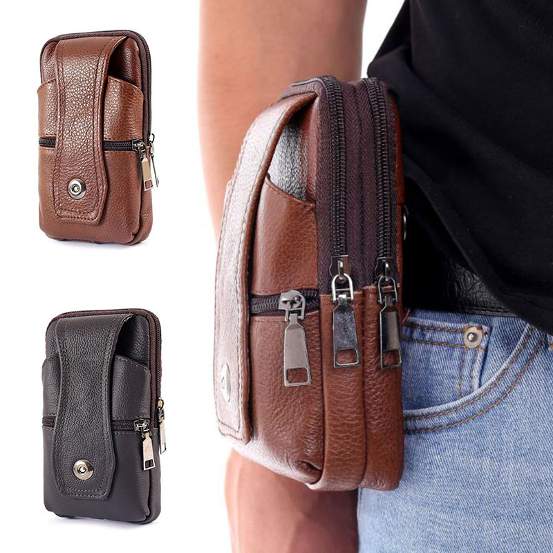 حقيبة خصر للرجال لحمل الهاتف ا - مراجعة Leatherwork Belt وسعره