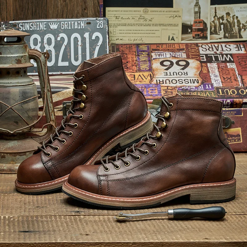 اليدوية البريطانية كبيرة الحجم - مراجعة Leatherwork Boots وسعره