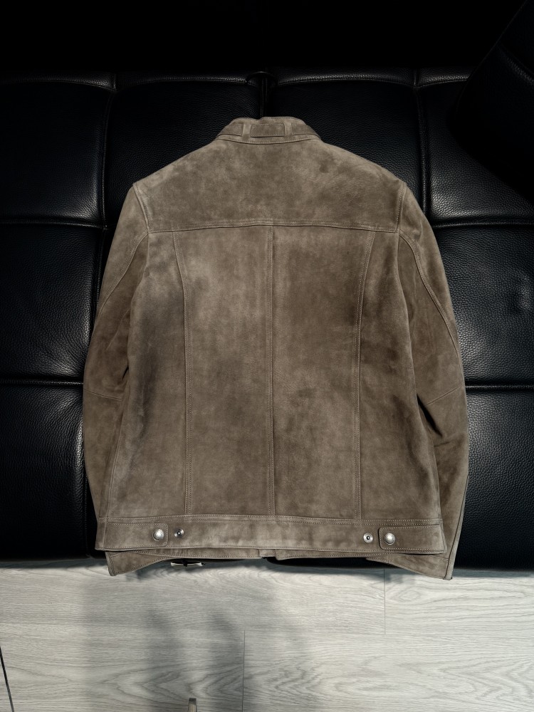 جاكيت رجالي عصري جديد بقصة ضيق - مراجعة Leather Work Jacket وسعره