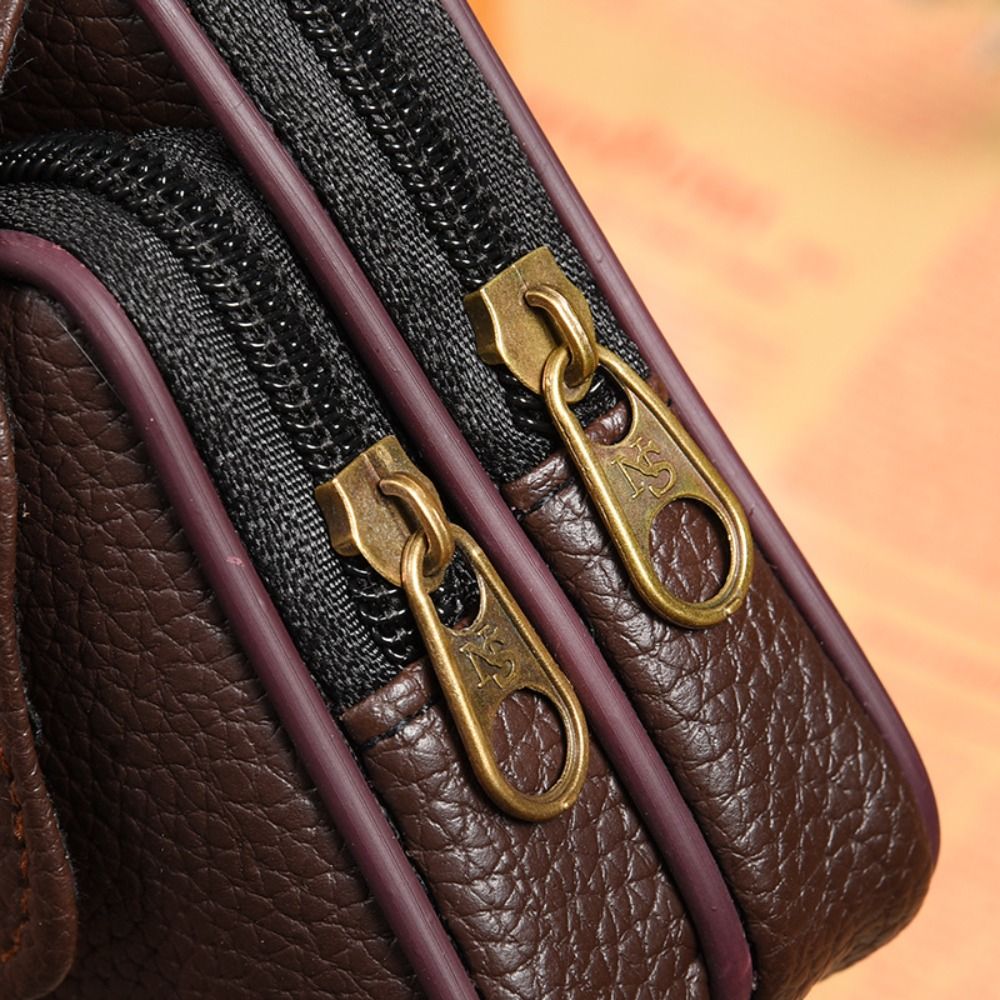 حقيبة خصر رجالية من الجلد الصن - مراجعة Leatherwork Belt وسعره