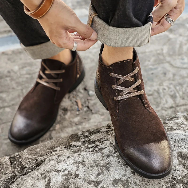 جديد البقرة المدبوغ حذاء من ال - مراجعة Leatherwork Boots وسعره