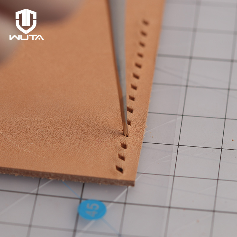 WUTA 2 قطعة الجلود اليد خياطة  - مراجعة Leatherwork Hole Punch وسعره