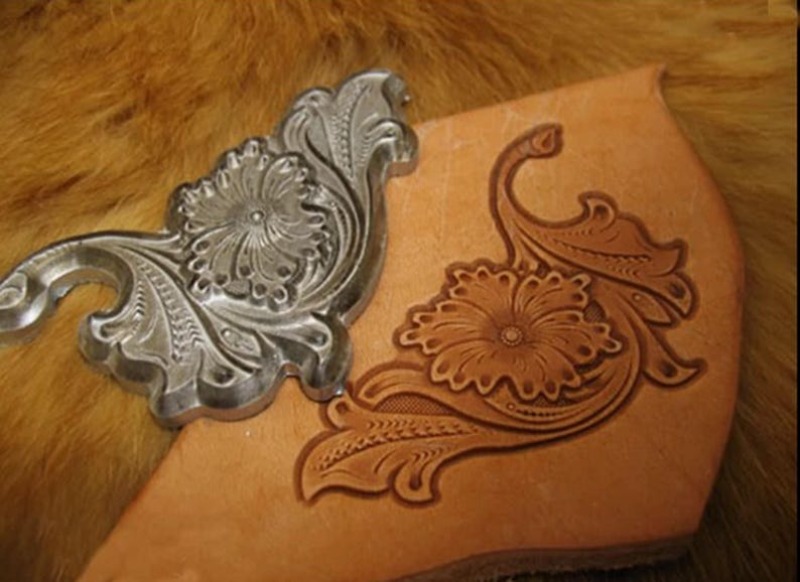 قالب نقش وطباعة على الجلد، نمط - مراجعة Leatherwork Flowers وسعره