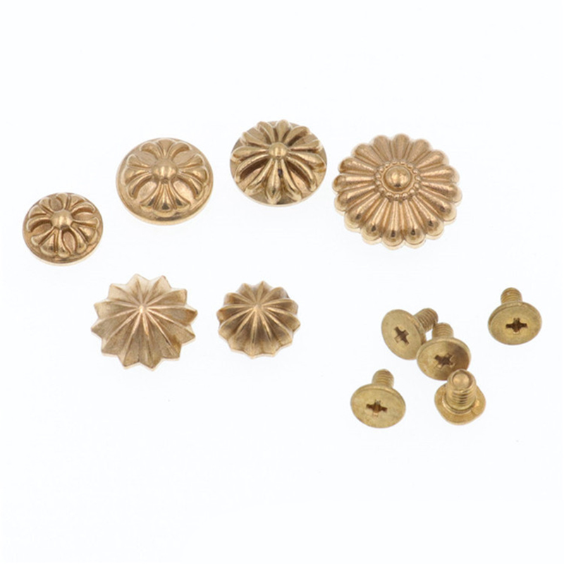 5 قطع من المسامير النحاسية ذات - مراجعة Leatherwork Flowers وسعره