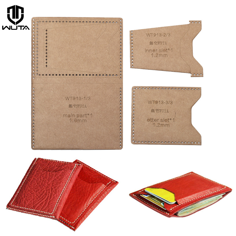 WUTA 913-حافظة بطاقات صغيرة ،  - مراجعة Leatherwork Kit وسعره