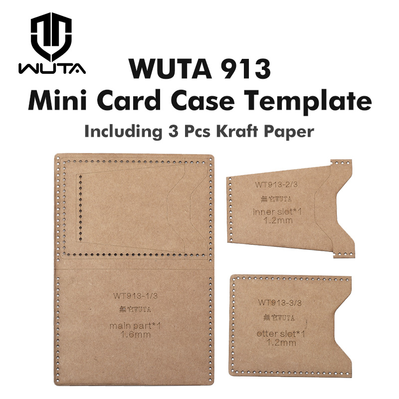 WUTA 913-حافظة بطاقات صغيرة ،  - مراجعة Leatherwork Kit وسعره