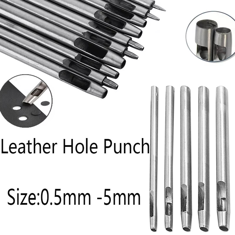 0.5-5 مللي متر الجلود ثقب لكمة - مراجعة Leatherwork Hole Punch وسعره