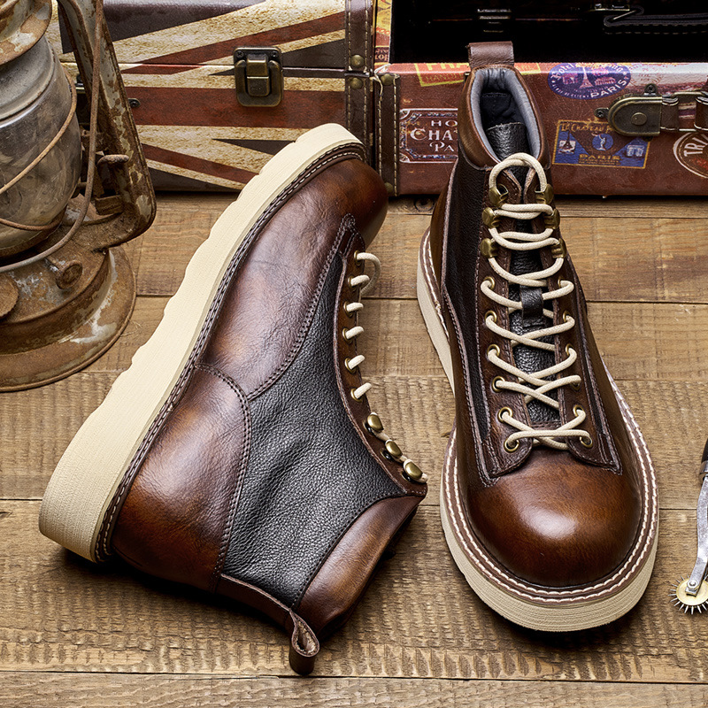 أحذية عمل رجالية قصيرة من الأم - مراجعة Leatherwork Boots وسعره
