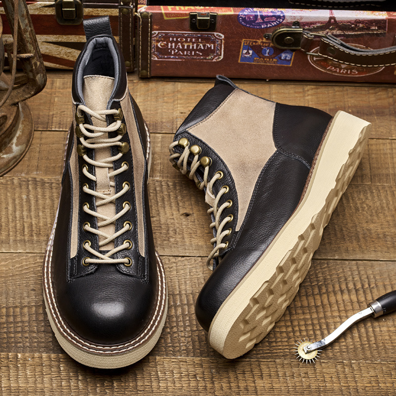 أحذية عمل رجالية قصيرة من الأم - مراجعة Leatherwork Boots وسعره
