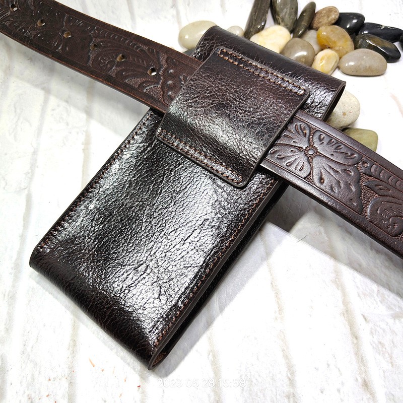 الهاتف المحمول الخصر حقيبة جلد - مراجعة Leatherwork Belt وسعره