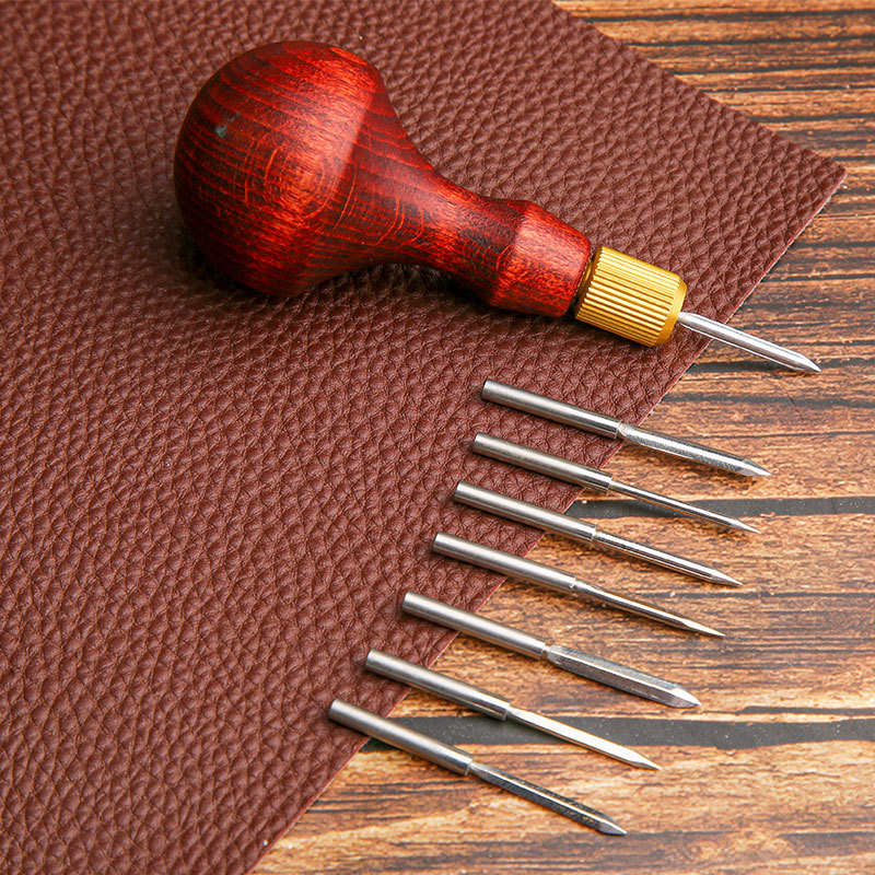 1 مجموعة DIY الجلود لكمة الخرا - مراجعة Leatherwork Hole Punch وسعره