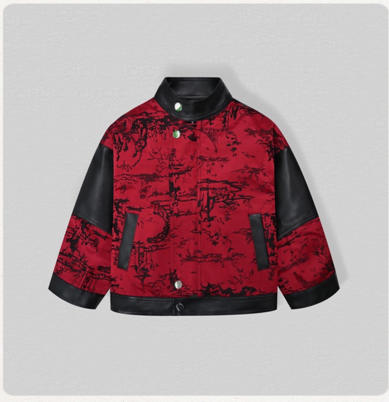 شهم الاطفال التطريز دراجة ناري - مراجعة Leather Work Jacket وسعره