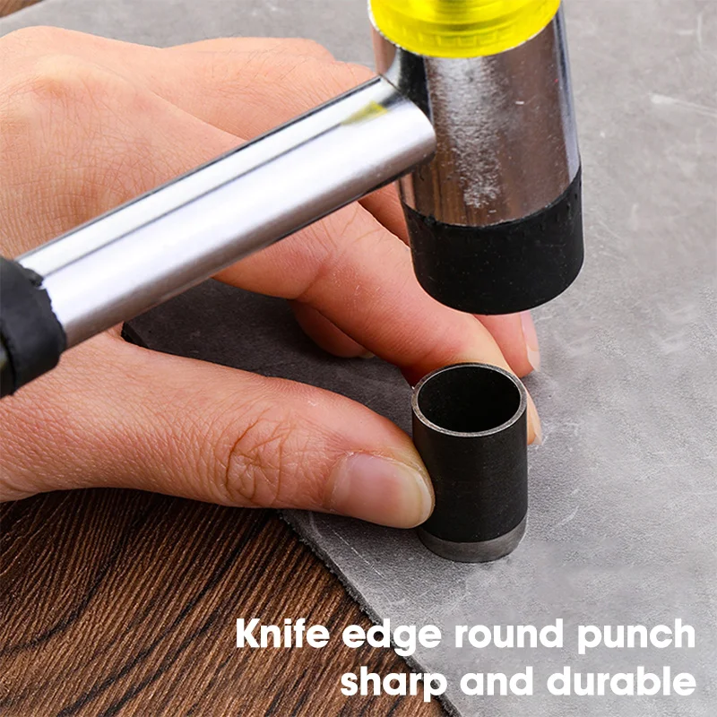 مجموعة أدوات ثقب الجلد الدائري - مراجعة Leatherwork Hole Punch وسعره