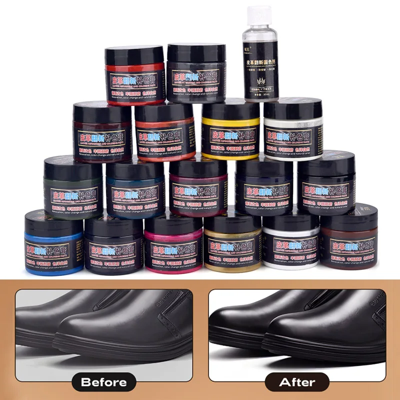 50 جرام الجلود إصلاح الطلاء ال - مراجعة Leather Dye Finish وسعره