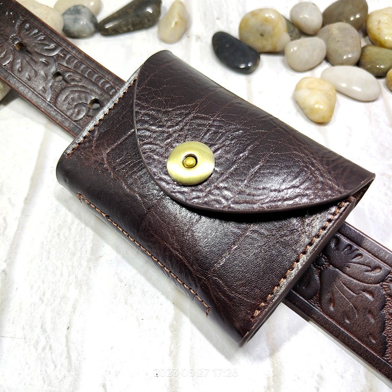 Blongk حقيبة خصر صغيرة رقيقة ح - مراجعة Leatherwork Belt وسعره