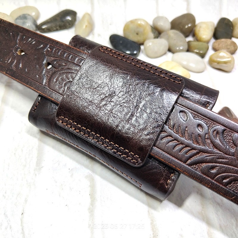 Blongk حقيبة خصر صغيرة رقيقة ح - مراجعة Leatherwork Belt وسعره
