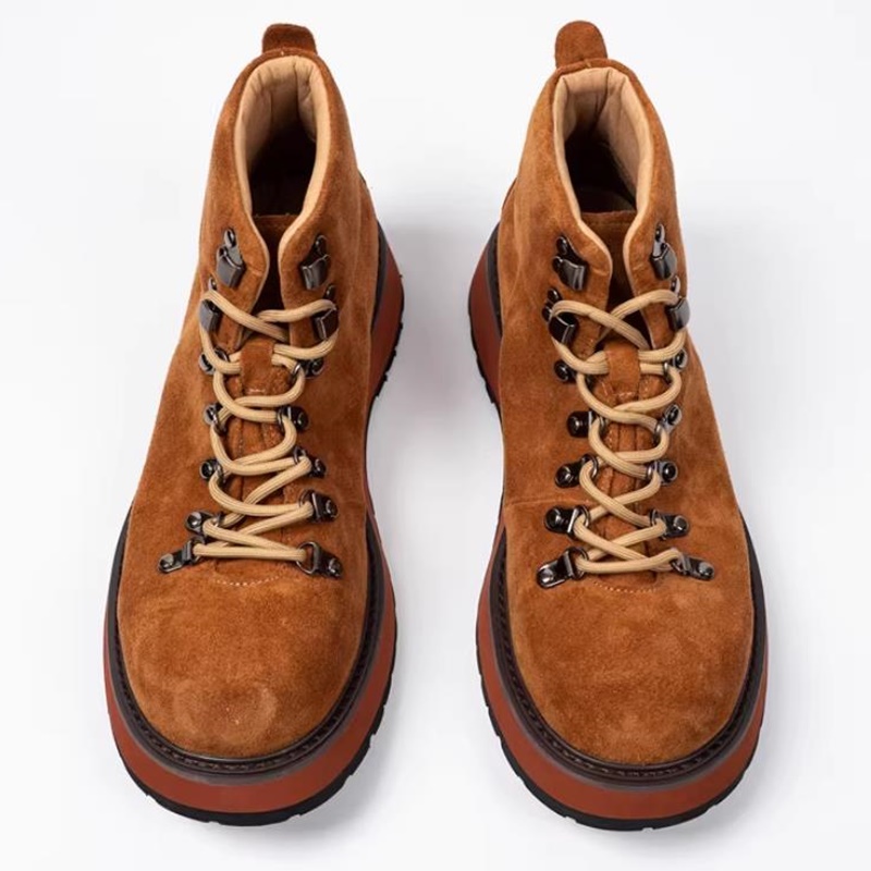 أحذية رجالية يابانية ذات نعل س - مراجعة Leatherwork Boots وسعره