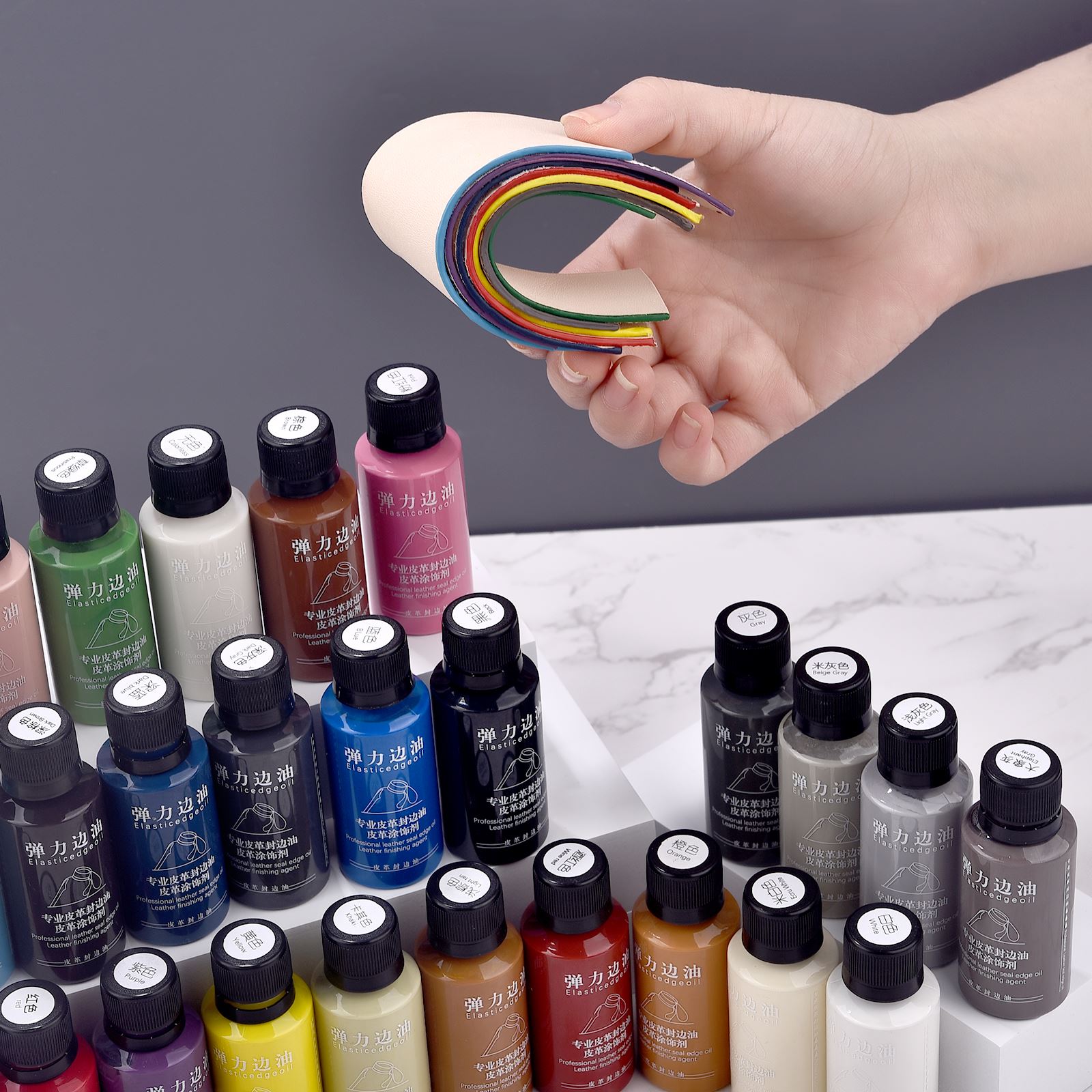 زيت طلاء حواف الجلد ، معاطف بل - مراجعة Leather Dye Finish وسعره