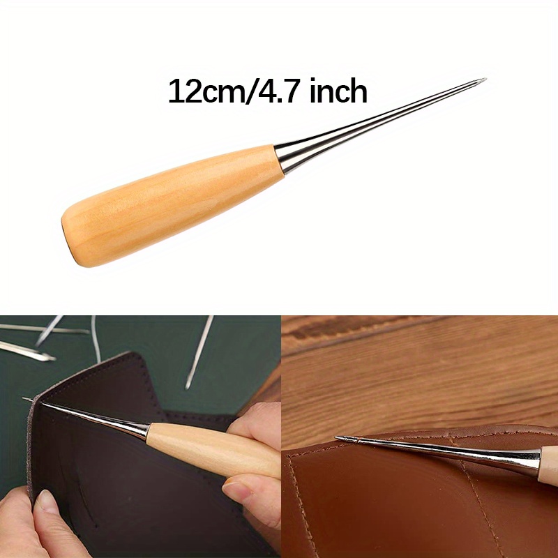 قطعتان من أداة خياطة يدوية للج - مراجعة Leatherwork Hole Punch وسعره