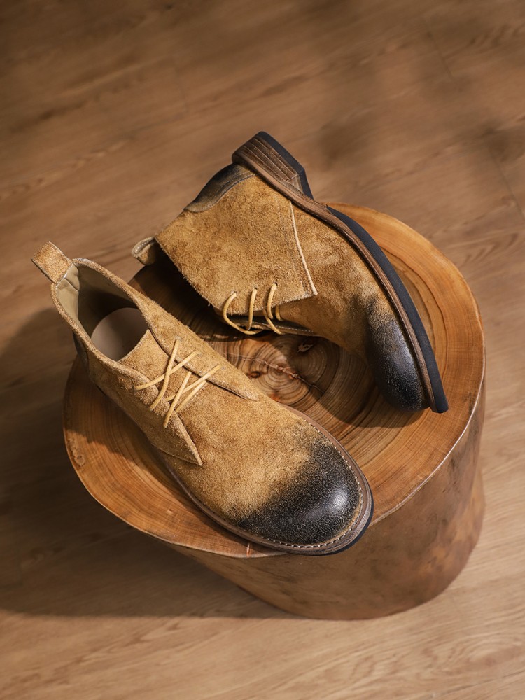 الموضة تنوعا الذكور الدانتيل م - مراجعة Leatherwork Boots وسعره