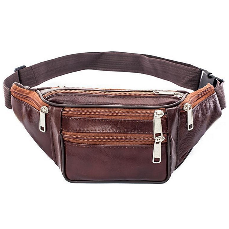 جلد الرجال الخصر حقيبة صدر للر - مراجعة Leatherwork Belt وسعره